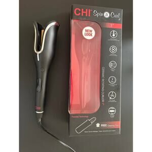 CHI spin N curl with cleaning tool black